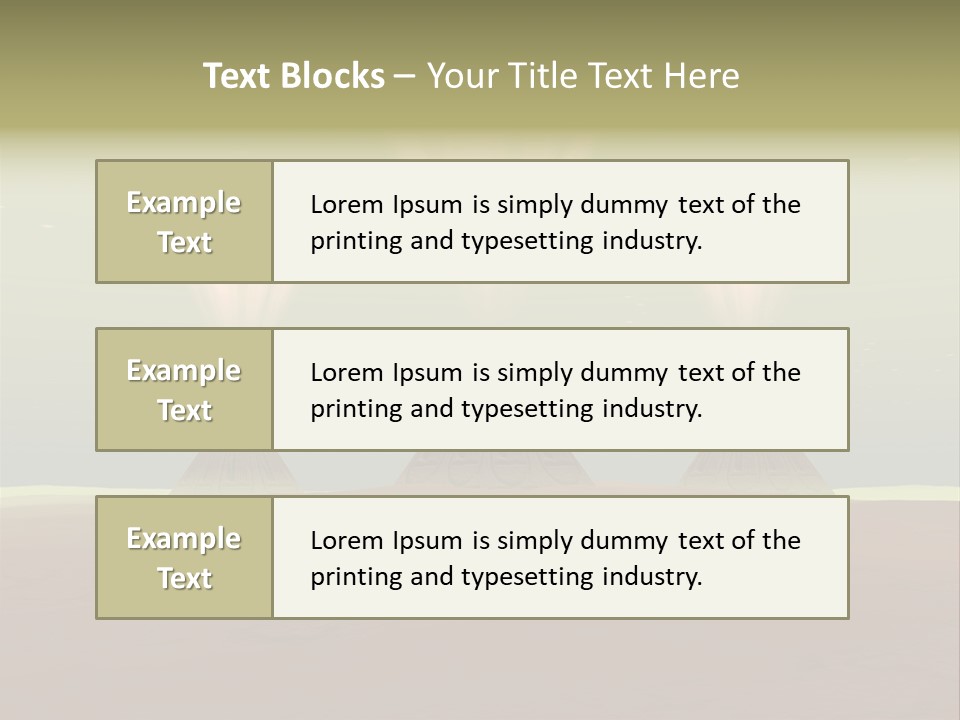 Desert History Civilization PowerPoint Template