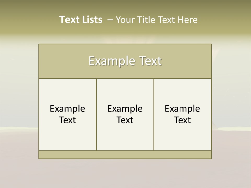 Desert History Civilization PowerPoint Template