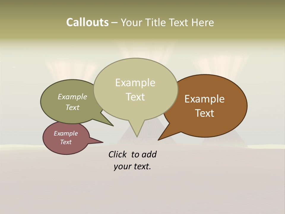 Desert History Civilization PowerPoint Template