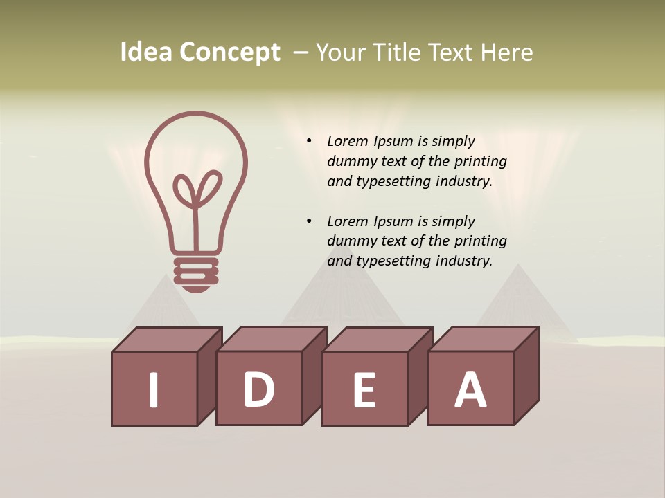 Desert History Civilization PowerPoint Template