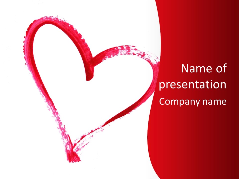 Draw Gift Abstract PowerPoint Template