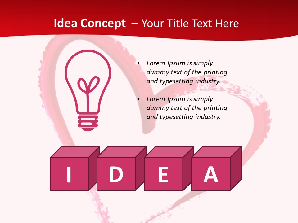 Draw Gift Abstract PowerPoint Template