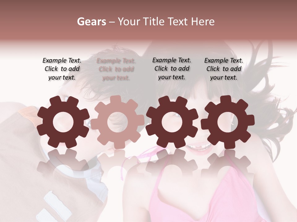 White Playful Energetic PowerPoint Template