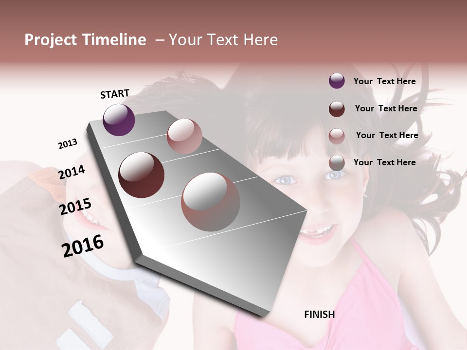 White Playful Energetic PowerPoint Template