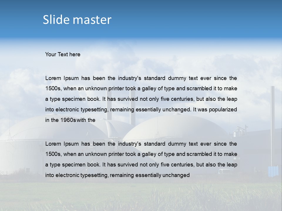 Field Farming Industry PowerPoint Template