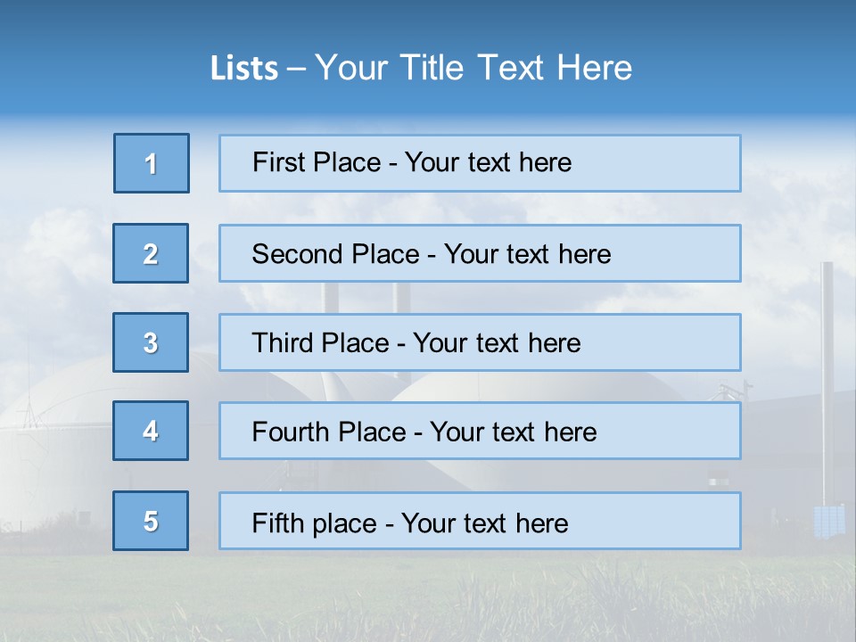 Field Farming Industry PowerPoint Template