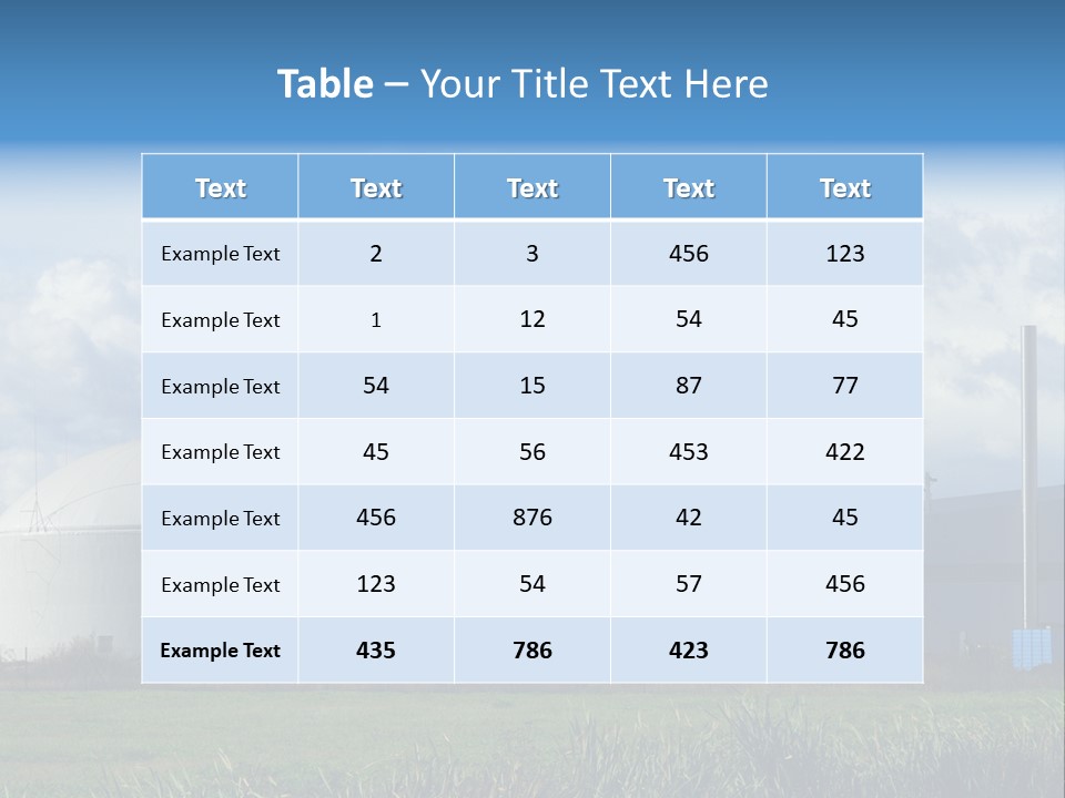 Field Farming Industry PowerPoint Template