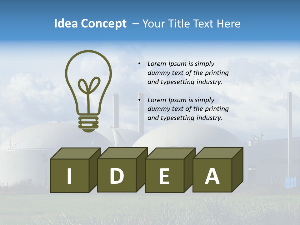 Field Farming Industry PowerPoint Template