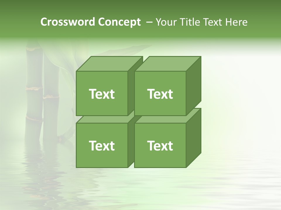 Shoots Branch Pattern PowerPoint Template