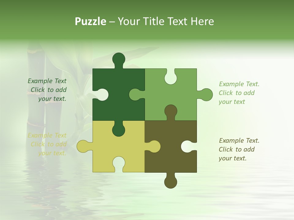 Shoots Branch Pattern PowerPoint Template