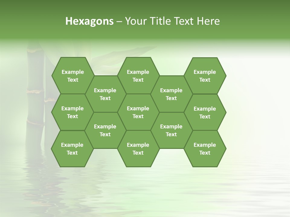 Shoots Branch Pattern PowerPoint Template