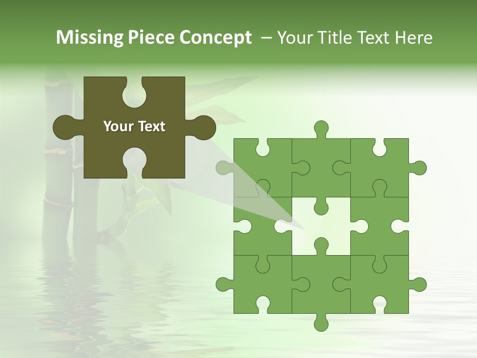 Shoots Branch Pattern PowerPoint Template