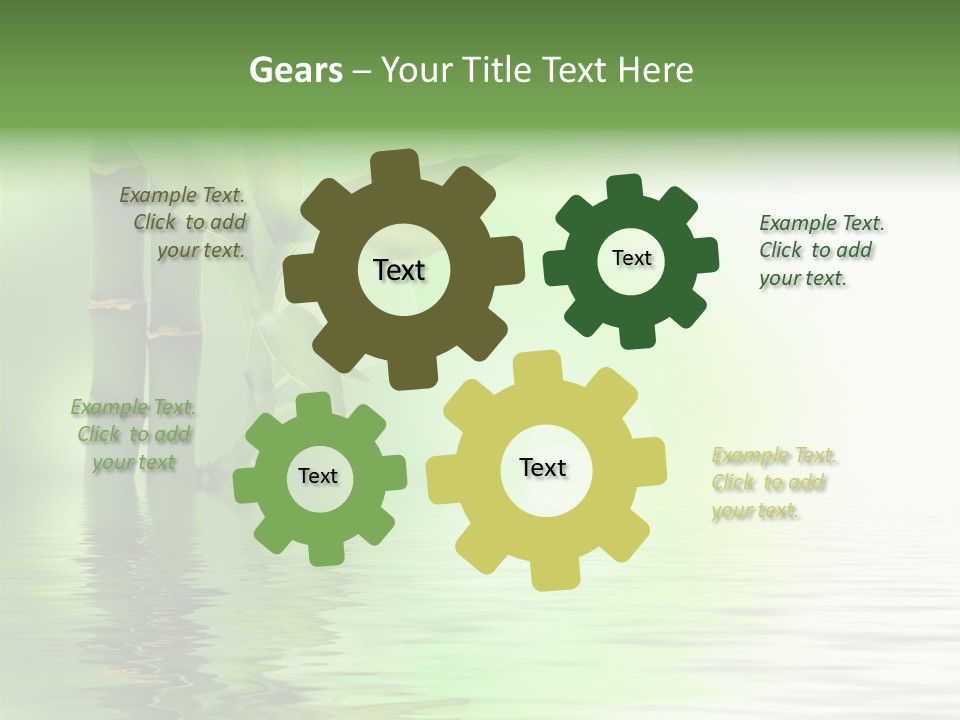 Shoots Branch Pattern PowerPoint Template