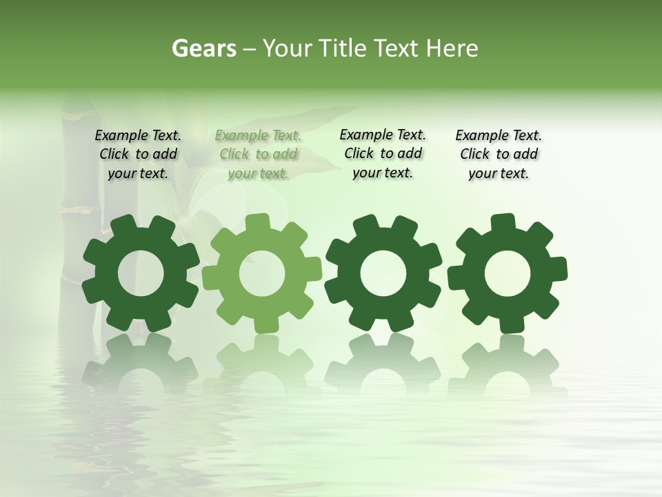 Shoots Branch Pattern PowerPoint Template