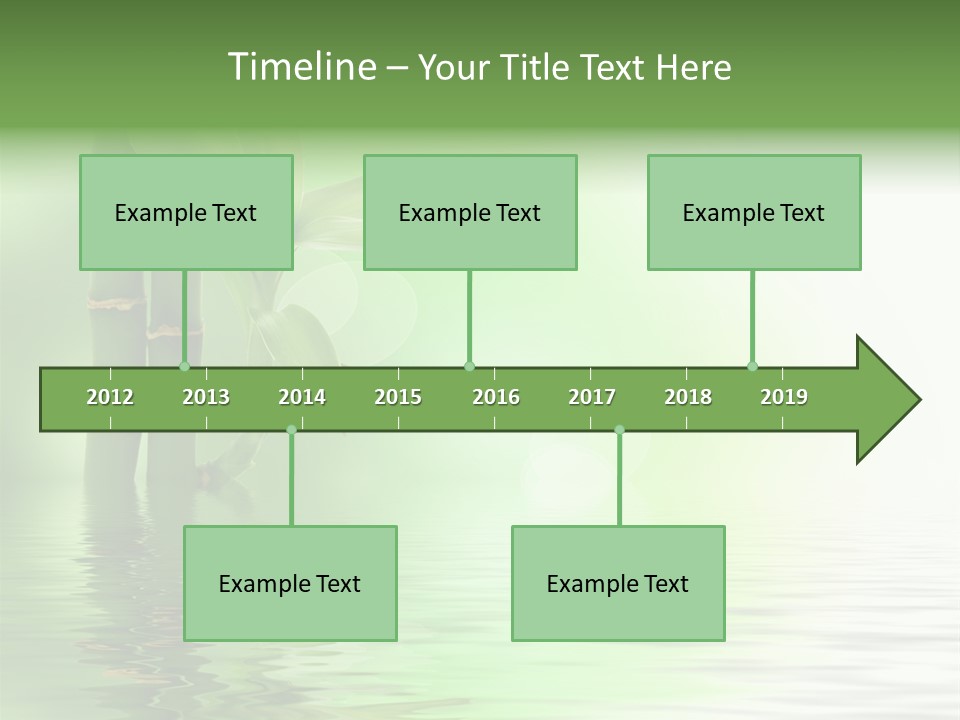 Shoots Branch Pattern PowerPoint Template