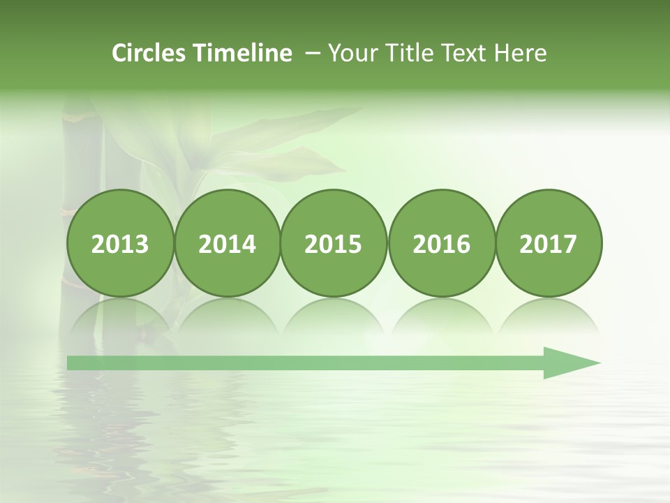 Shoots Branch Pattern PowerPoint Template