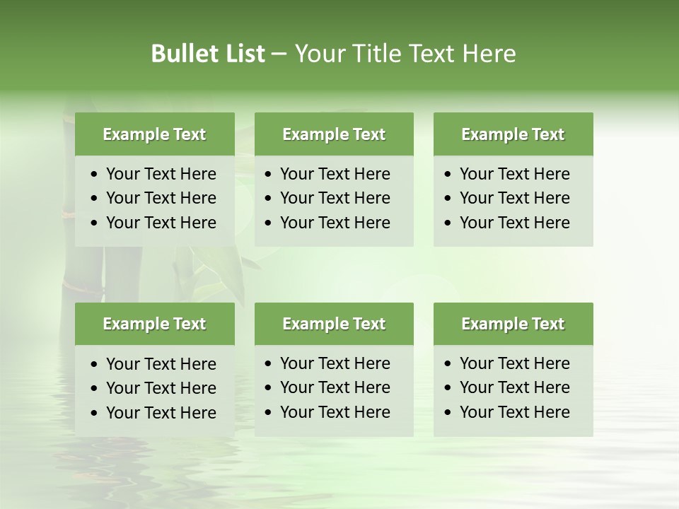 Shoots Branch Pattern PowerPoint Template