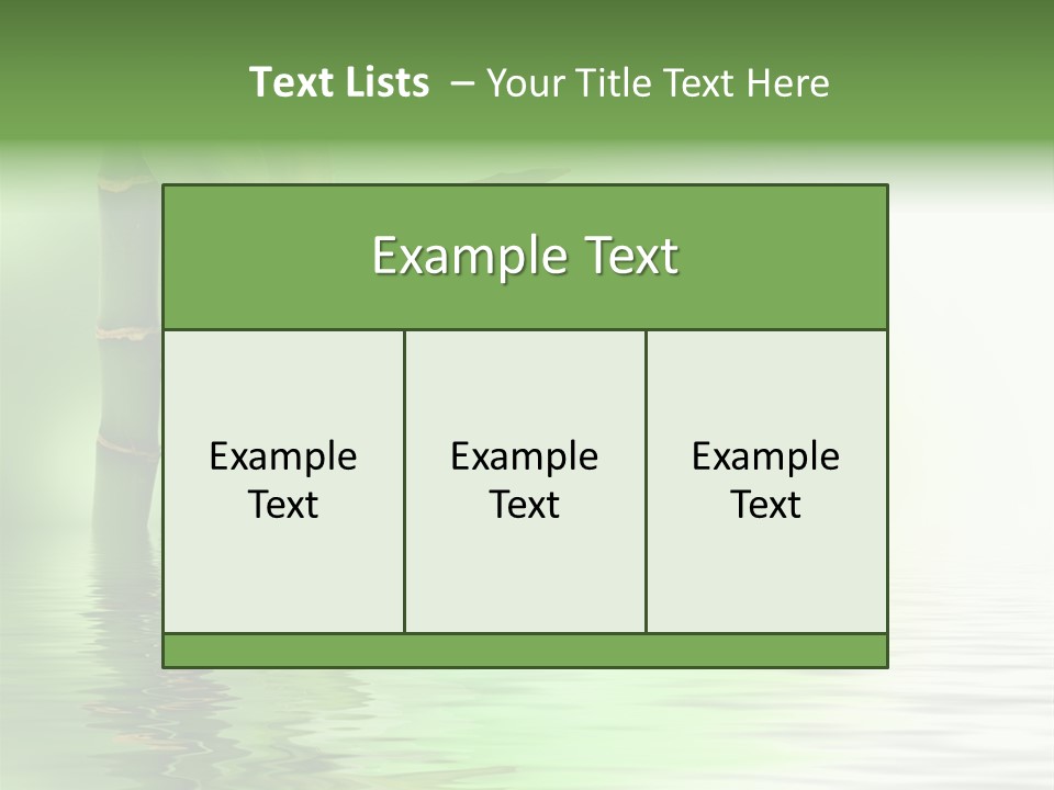 Shoots Branch Pattern PowerPoint Template
