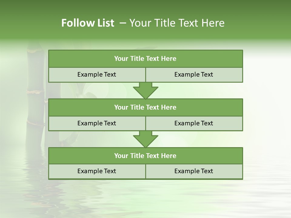 Shoots Branch Pattern PowerPoint Template