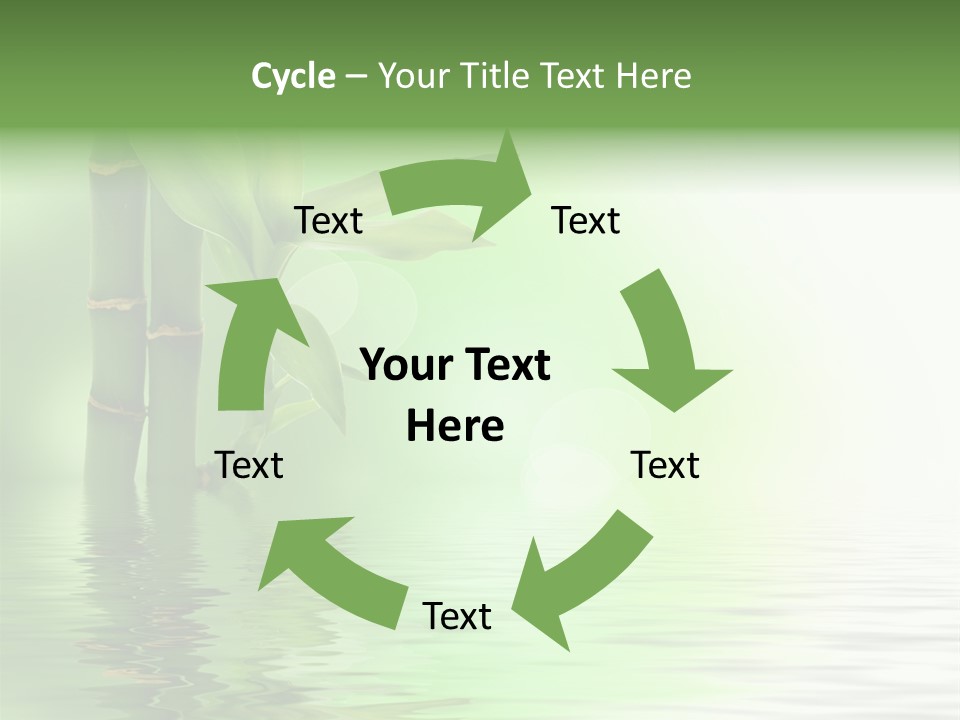 Shoots Branch Pattern PowerPoint Template