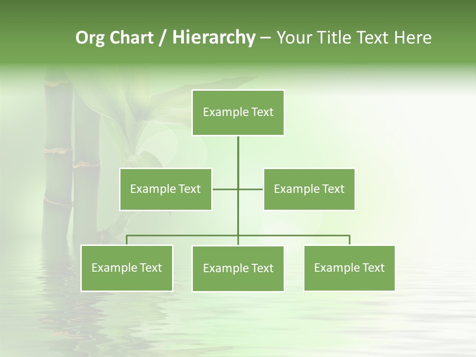 Shoots Branch Pattern PowerPoint Template