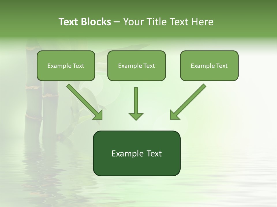 Shoots Branch Pattern PowerPoint Template