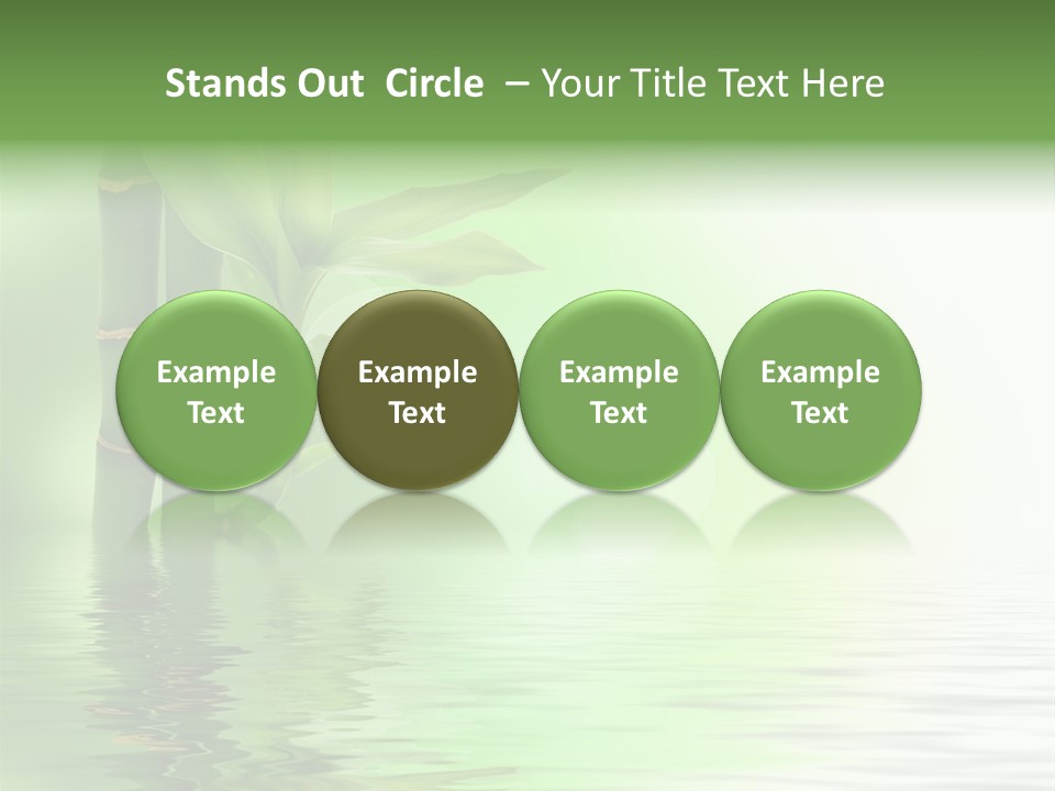 Shoots Branch Pattern PowerPoint Template