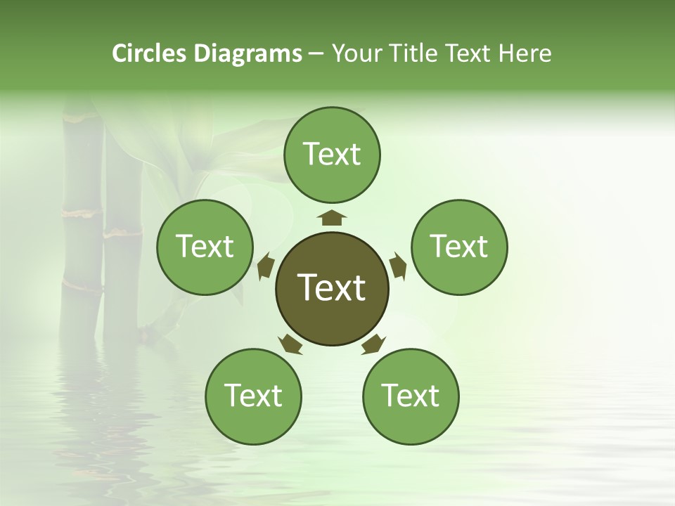 Shoots Branch Pattern PowerPoint Template