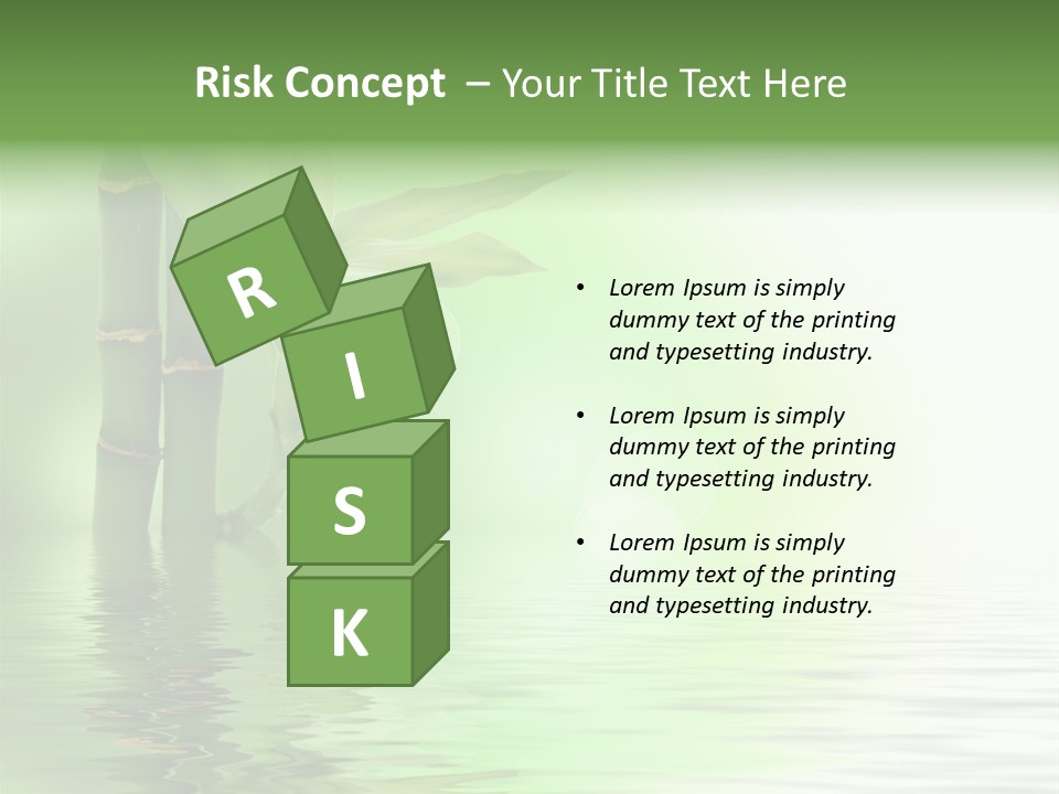 Shoots Branch Pattern PowerPoint Template