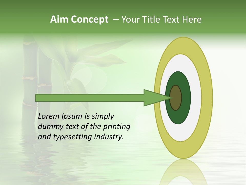 Shoots Branch Pattern PowerPoint Template