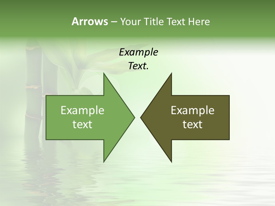 Shoots Branch Pattern PowerPoint Template