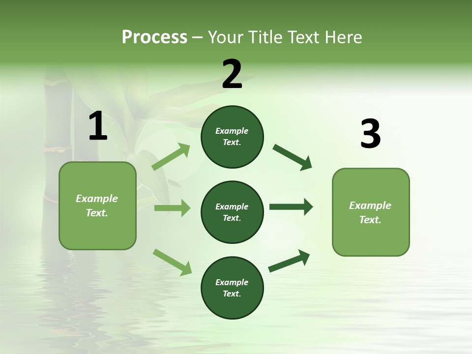 Shoots Branch Pattern PowerPoint Template
