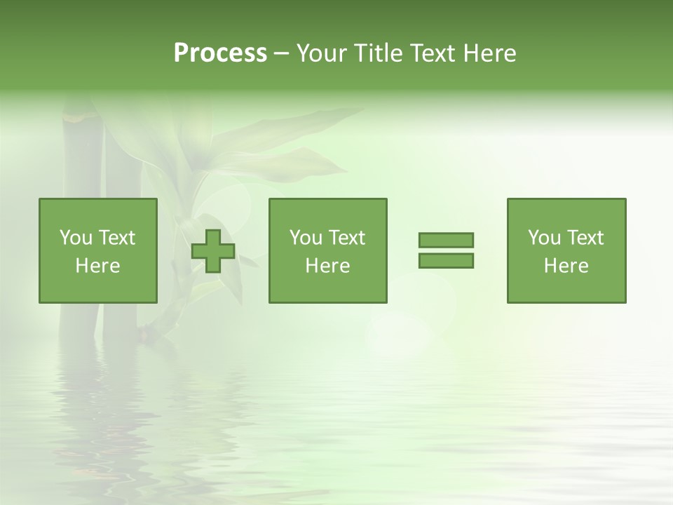 Shoots Branch Pattern PowerPoint Template