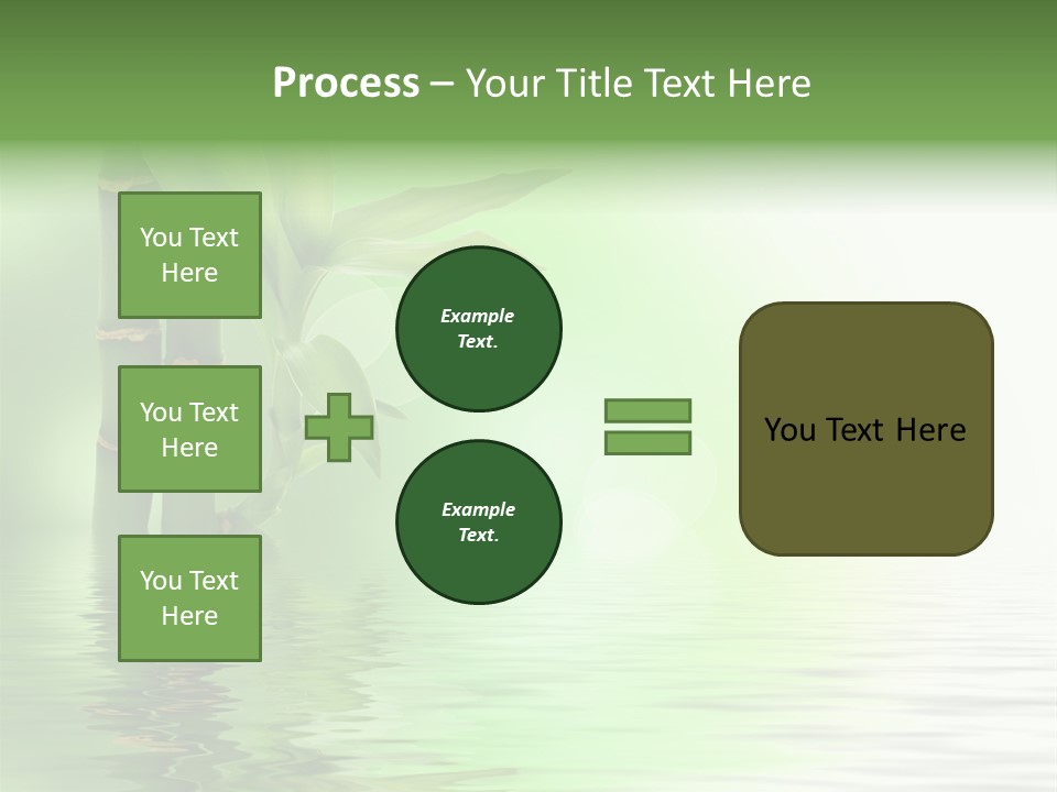 Shoots Branch Pattern PowerPoint Template