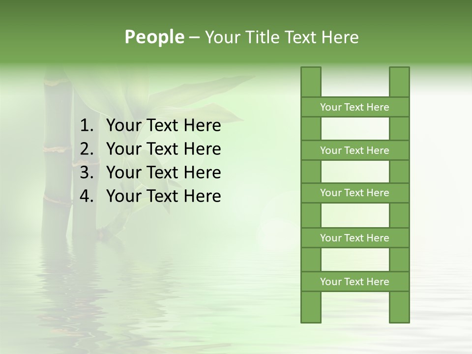 Shoots Branch Pattern PowerPoint Template