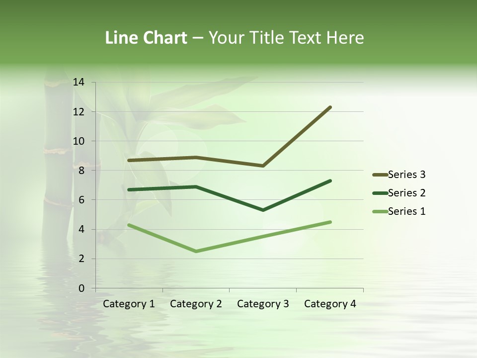 Shoots Branch Pattern PowerPoint Template