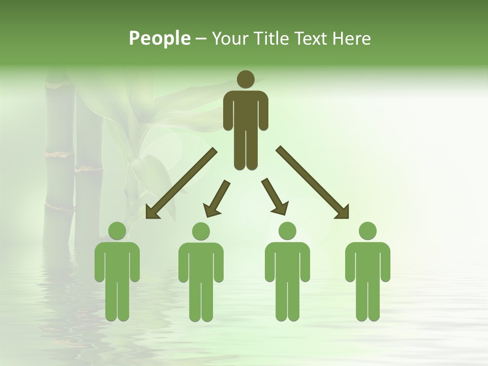 Shoots Branch Pattern PowerPoint Template