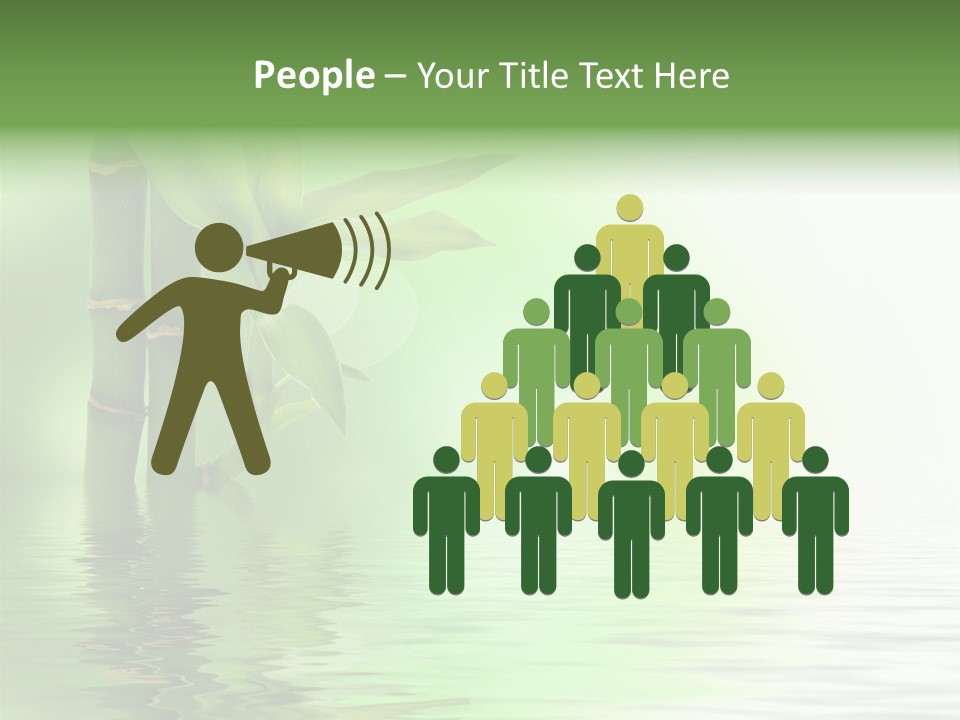 Shoots Branch Pattern PowerPoint Template