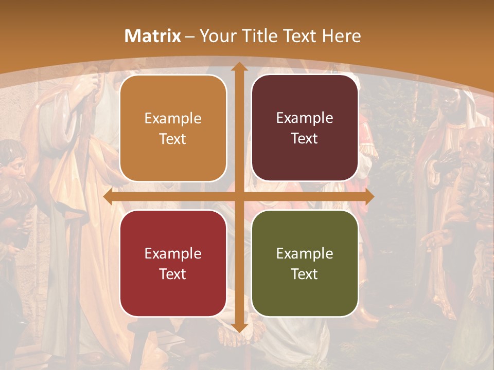 Mary Gift Virgin PowerPoint Template