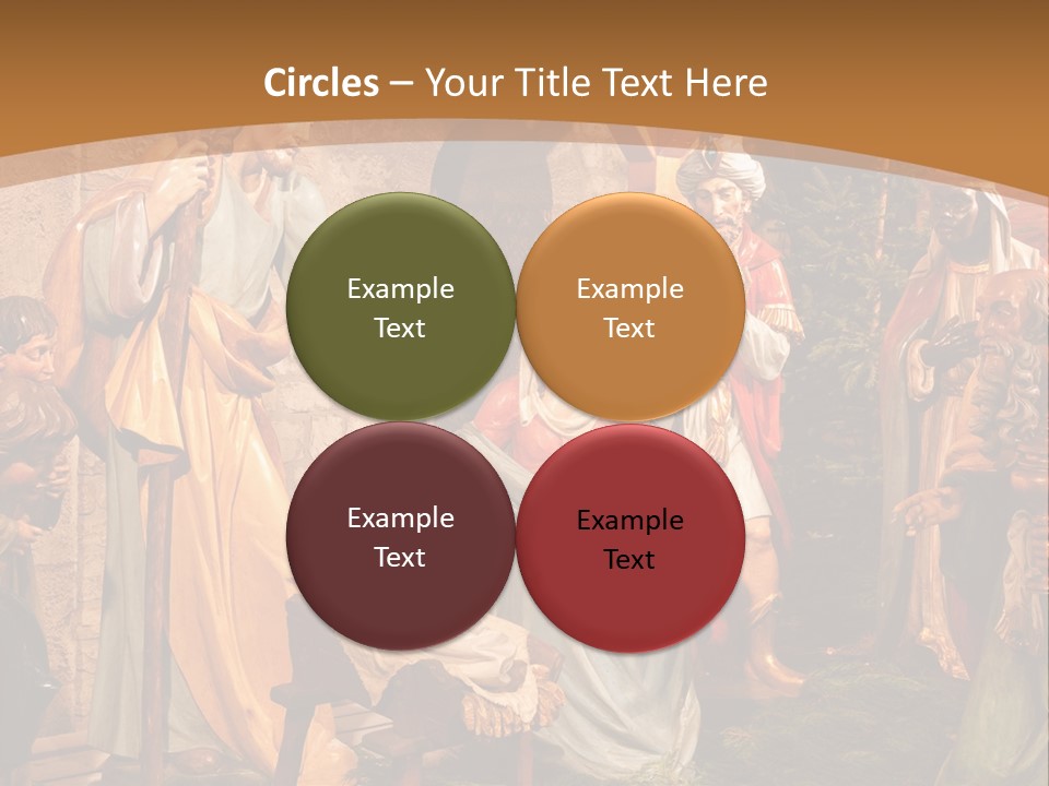 Mary Gift Virgin PowerPoint Template