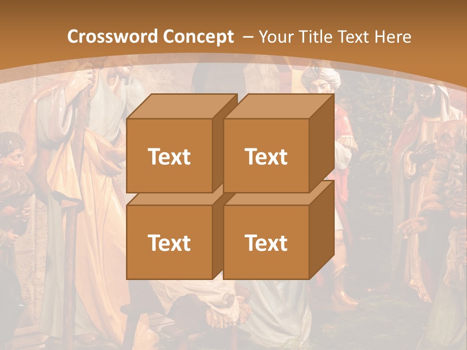 Mary Gift Virgin PowerPoint Template