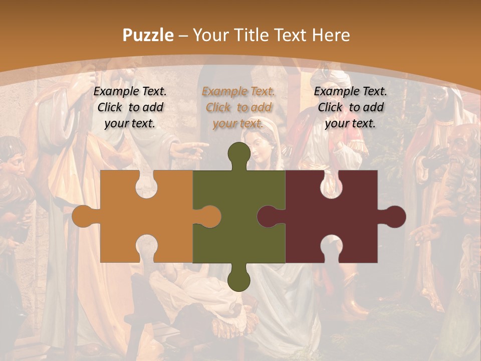 Mary Gift Virgin PowerPoint Template