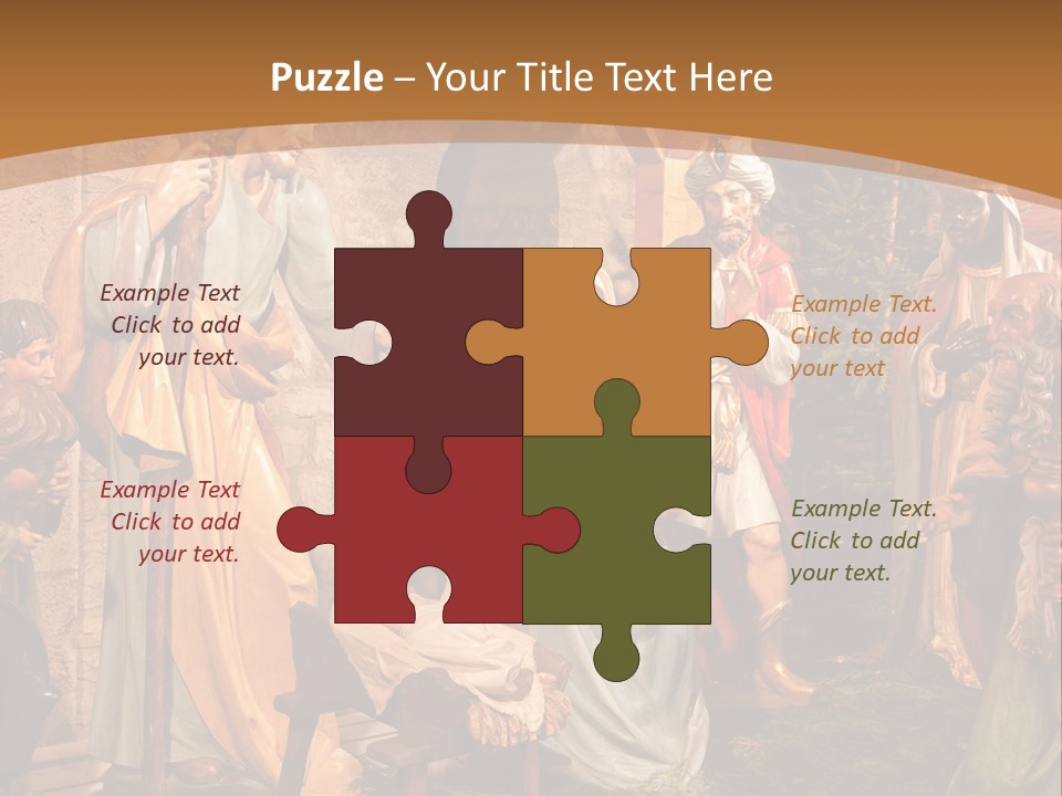 Mary Gift Virgin PowerPoint Template