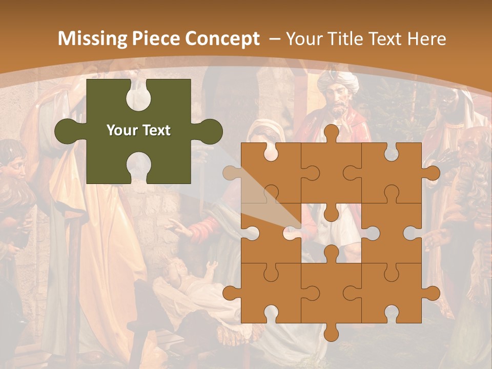 Mary Gift Virgin PowerPoint Template