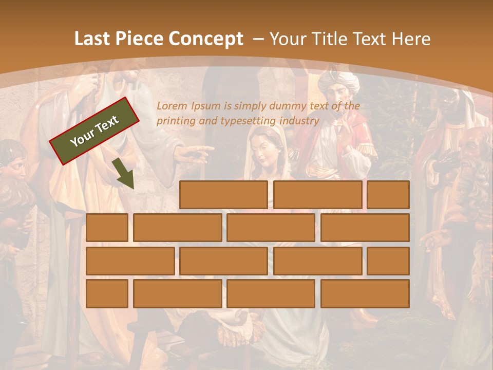 Mary Gift Virgin PowerPoint Template