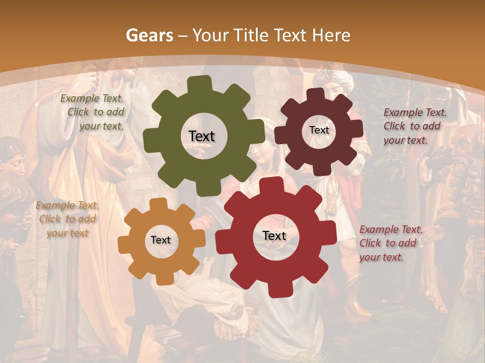 Mary Gift Virgin PowerPoint Template