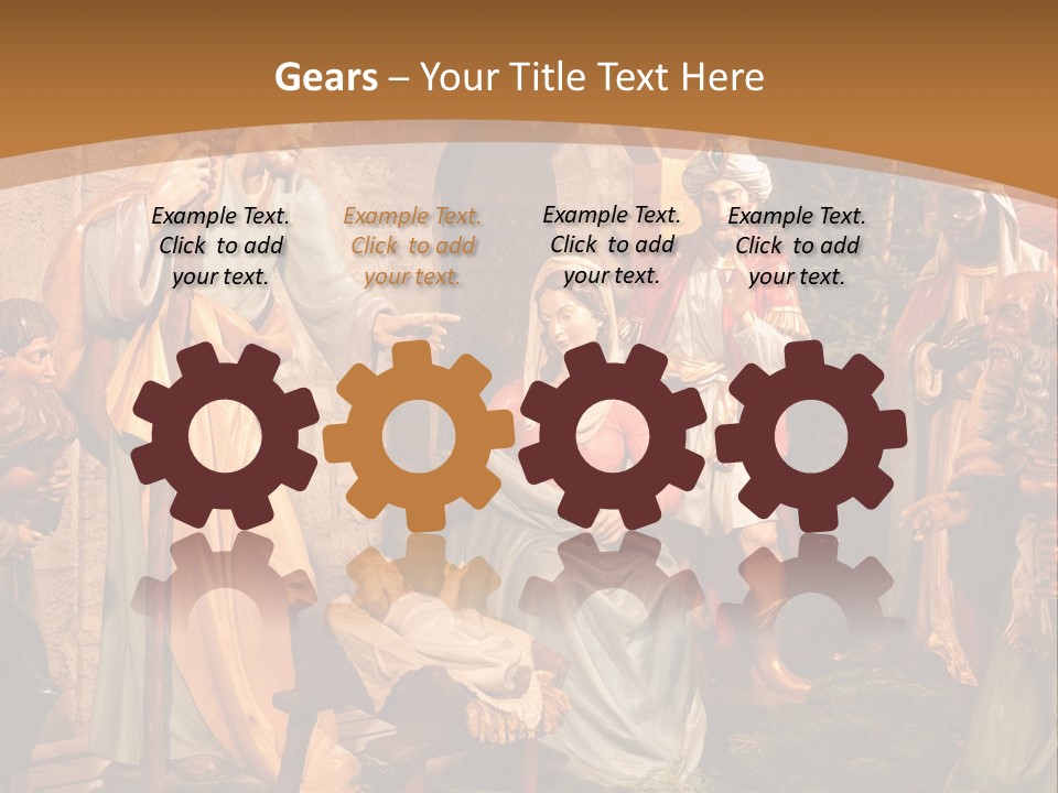 Mary Gift Virgin PowerPoint Template