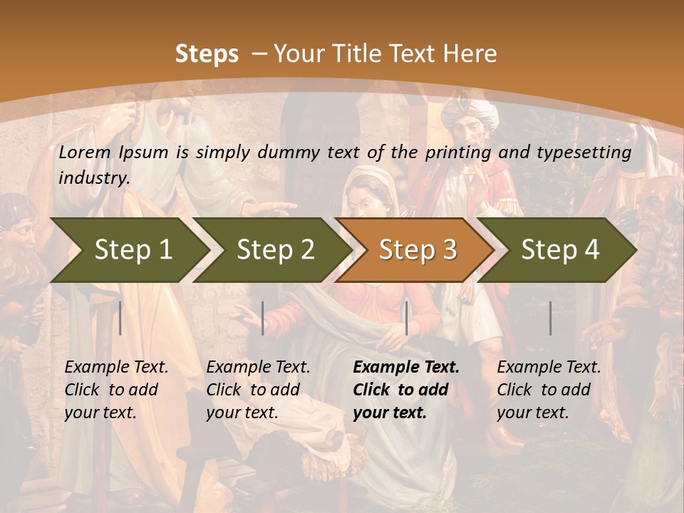 Mary Gift Virgin PowerPoint Template