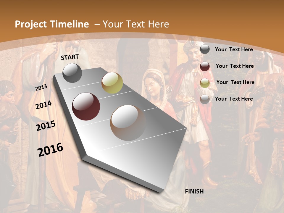 Mary Gift Virgin PowerPoint Template