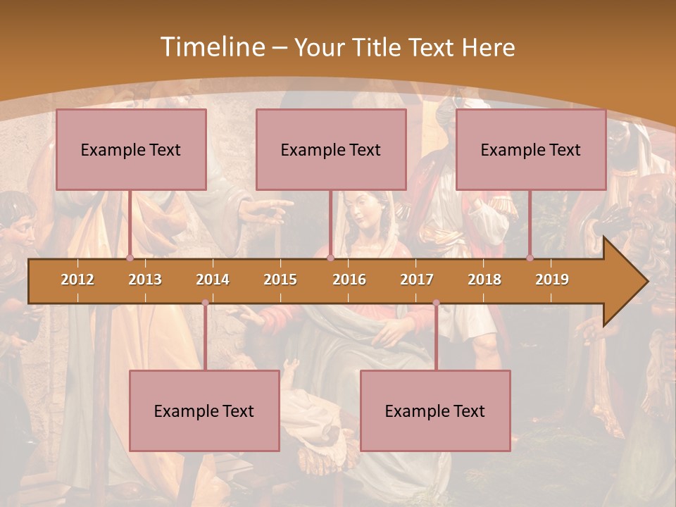 Mary Gift Virgin PowerPoint Template